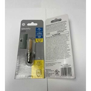 2X GE T6 Bulb Type 15W 90 Lumens Replacement 13404 Led Bulb for Refrigerator